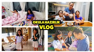 OKULUN İLK GÜNÜ HAZIRLIK VLOG SILA VE MİRA [upl. by Jessika]