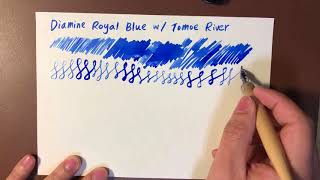 Diamine Royal blue [upl. by Navannod]