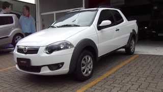 Fiat Strada CabDupla Trekking 16 16v Flex 3p 2014 [upl. by Hctub]