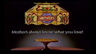 Mothers Restaurant TV Commercial February 1988 [upl. by Elkraps]