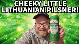 Kalnapilis Original 5 Lithuanian Pilsner Lager Review [upl. by Mortimer]