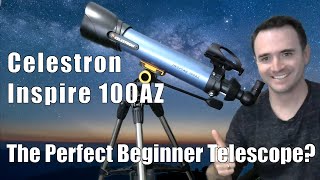 Celestron Inspire 100AZ  The perfect Beginner Telescope [upl. by Jaquiss]