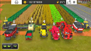 Fs 18 Complete Harvesting  Multiplayer  Fs18 All Crops Harvest Gameplay  Fs18 fs18 [upl. by Nena311]