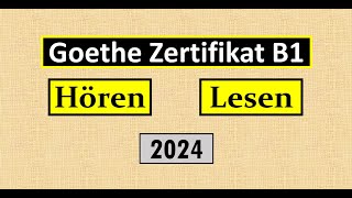 Goethe Zertifikat B1 Hören Lesen Modelltest mit Antworten am Ende  Vid  218 [upl. by Yci]