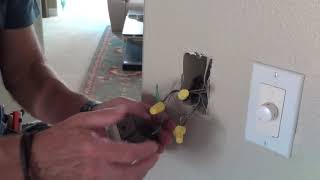 How to Remove Dimmable Light Switch Made Easy [upl. by Hardej999]