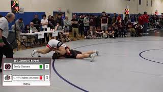 Blue Devil Classic Finals 165lbs Teghan McConnell vs Brody Demers [upl. by Ameh370]