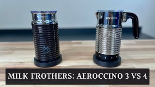 Aeroccino 3 vs 4 Whats The Better Nespresso Milk Frother [upl. by Crofton104]