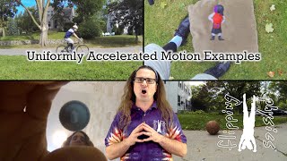 Uniformly Accelerated Motion Examples [upl. by Ramunni]