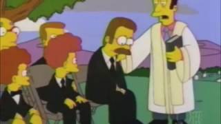 The Simpsons Maude Flanders Death Scene  Funeral [upl. by Akimal732]