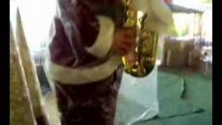 Babbo natale musicale con sax [upl. by Htez]