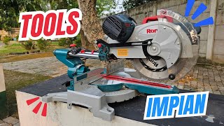 ini baru 4 jempol  mitter saw 10 inci Ronix 5302 [upl. by Anaylil]