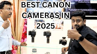 Best Canon Cameras in 2025 Top Canon Mirrorless Cameras [upl. by Ahaelam]