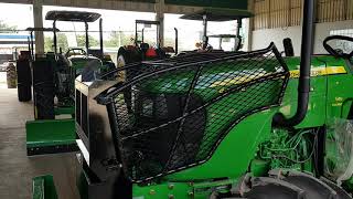 JOHN DEERE Tractor 5065E set up Grill Guard [upl. by Marinna]