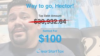 Clear Start Tax  Client Testimony  Hector G [upl. by Hatokad]