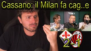 Adani quotNon facciamo terra bruciataquot Viva el futbol Fiorentina  Milan 2  1 [upl. by Balling955]