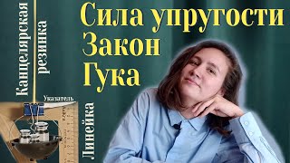 Сила упругости Закон Гука [upl. by Demetria772]