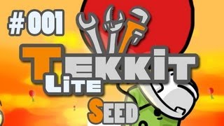 Tekkit Lite Seed 001 German HD  Awesome Tekkit Seed Village Volcano Pyramid  7 Spawner [upl. by Anahahs903]