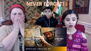 Americans React to The Forgotten Army Azaadi Ke Liye  Official Trailer 2020  Kabir Khan  4K [upl. by Pius342]