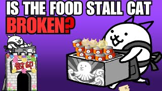 IS THE FOOD STALL CAT BROKEN Battle cats [upl. by Eduam]