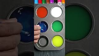 Colour mix 2 art colour colors colourmixing coloralphabets [upl. by Farica]