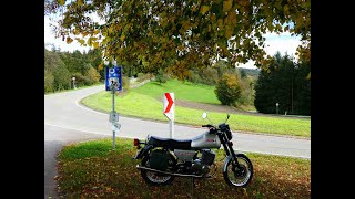 MZ ETZ 250  Herbstritt Nr 2  Autumn ride in BadenWuerttemberg Vol 2 [upl. by Odlanyer736]