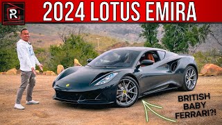 The 2024 Lotus Emira Is A Supercharged Precision Track Weapon With Supercar Vibes [upl. by Burkhard128]