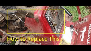 How to Replace the Throttle Control Cable On a Riding Lawn Mower [upl. by Aiuqes]