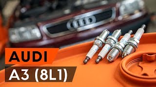 Hvordan bytte tennplugger der på AUDI A3 1 8L1 BRUKSANVISNING AUTODOC [upl. by Aicitan]