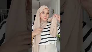 Tutorial Shawl Paling Cepat dan Senang shawltutorial shawl [upl. by Samoht]