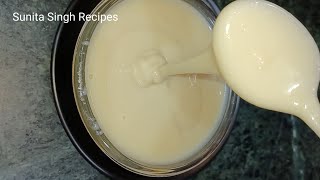 Homemade Condensed Milk  How to Make Condensed Milk at Home  घर पर आसानी से बनाएं कन्डेंस्ड मिल्क [upl. by Hayne558]