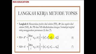 Tutorial Sistem Pendukung Kpetusuan Seleksi Penerima Beasiswa Mengunakan TOPSIS Dan Ms Excel [upl. by Corsetti]