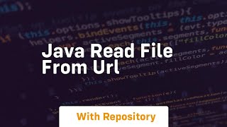 java read file from url [upl. by Calendre]