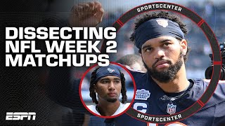 The Texans should come out throwing on Chicago 👀 Dissecting NFL Week 2 on SportsCenter 🎥 [upl. by Durrett]