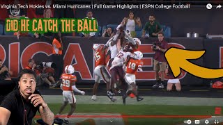 The U Is Back Miami Hurricanes Survive Late Game Comeback [upl. by Aicinat]