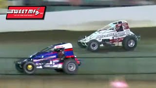 Incredible USAC Sprint Car Battle at Bridgeport  Sweet Mfg Race of the Week [upl. by Cida900]