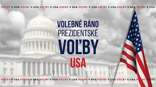 USA volebné ráno na ta3 Mimoriadne štúdio ta3 Prezidentské voľby USA [upl. by Lourie]