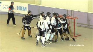 ISHD Skaterhockey 1BL Duisburg Ducks  Bissendorfer Panther 74 [upl. by Toombs]