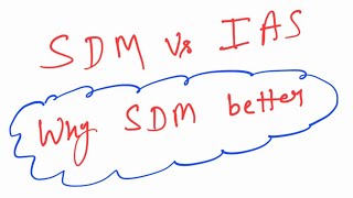 why SDM post better than IAS post why sdm first  upsc uppcs sdm ias [upl. by Lebyram]