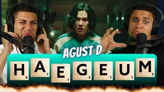 Agust D Haegeum Official MV  REACTION [upl. by Ahsineb]