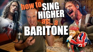 How to Sing Higher as a Baritone TWO Key Tips Pull From Ian Thornley Chris Cornell amp Others [upl. by Henricks]