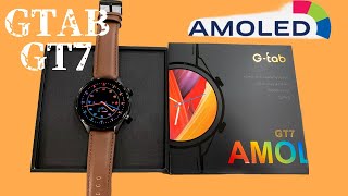 GTAB GT7 AMOL GTAB GT7 SMARTWATCH GTAB GT7 AMOLED DISPLAY GTAB GT7 AMOLED APPLICATION GTFITPRO [upl. by Aicilihp297]