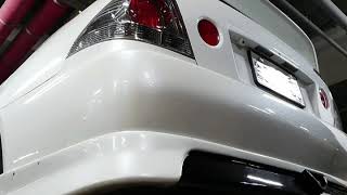 Toyota Altezza RS200 99 HKS Hi power Axleback exhaust sound [upl. by Atnima]