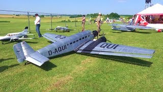 BIGGEST RC AIRPLANE JUNKERS JU52 TERRIBLE END [upl. by Garvin]