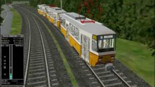 msts tram tatra villamos [upl. by Vasya944]