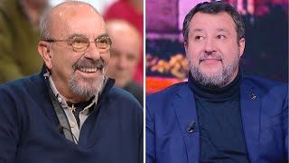 VAURO FUORI CONTROLLO SU SALVINI DEL DEBBIO INTERVIENE PER FERMARE IL DELIRIO ANTIFASCISTA [upl. by Jenness]