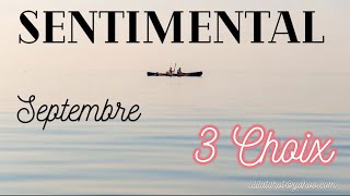 ❤️ SENTIMENTAL ❤️ SEPTEMBRE 2024  3 CHOIX [upl. by Serica]