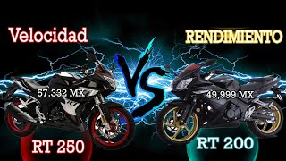 RT200 VS RT250 ¿Cual Comprar ¿RENDIMIENTO O VELOCIDAD ITALIKA [upl. by Norword882]