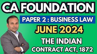 Discharge of Contract  1  Ch  9 Contract Act 1872  CA Foundation June 24  Law  CA Parag Gupta [upl. by Vanda502]