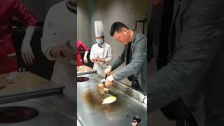 teppanyaki chef food foodie cooking [upl. by Zachery]