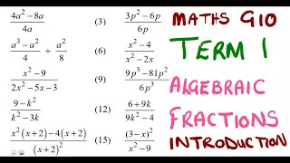 Mathematics Grade 10 Algebraic Fractions Part 2 mathszoneafricanmotives mathswithadmirelightone [upl. by Gerhard]